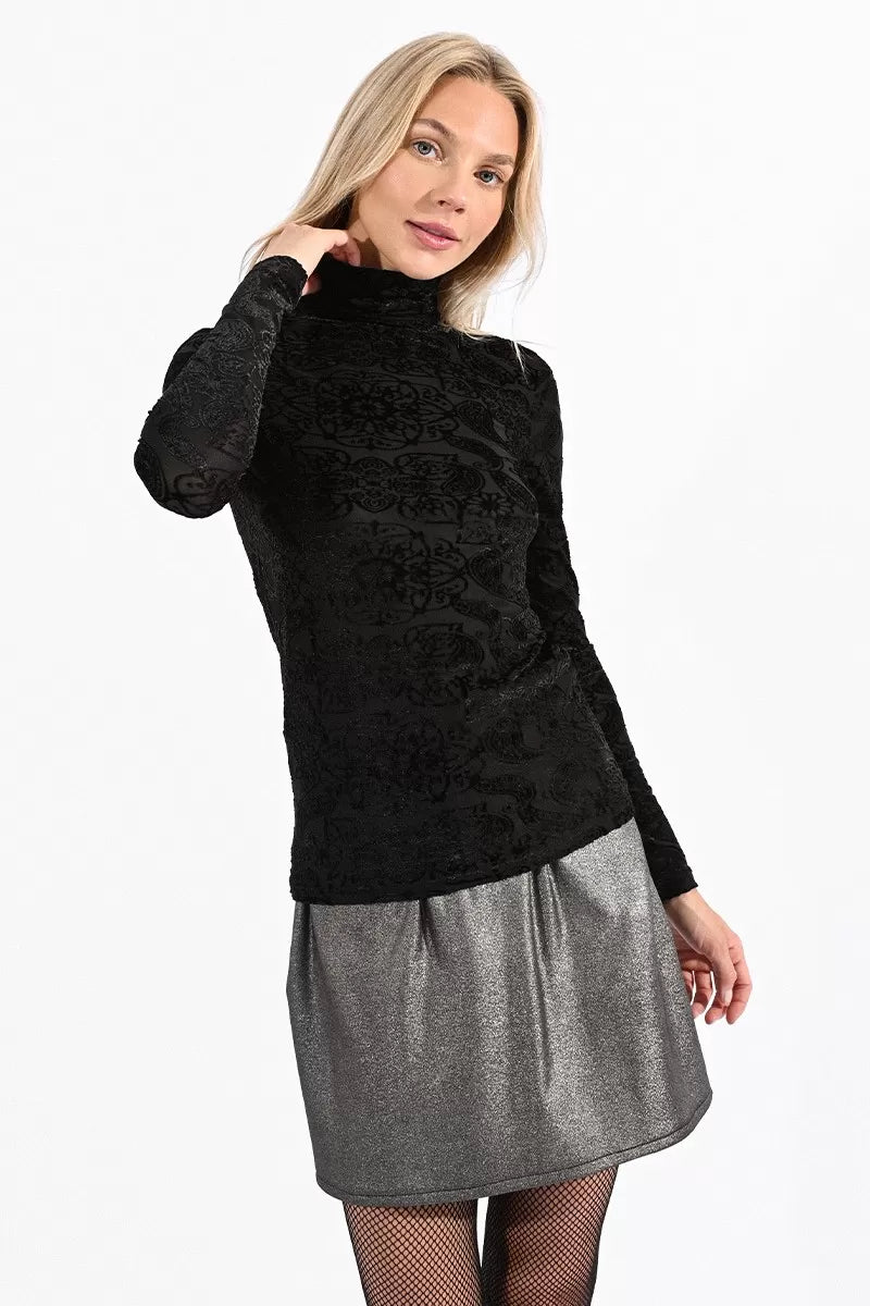ERICA VELVET TURTLENECK