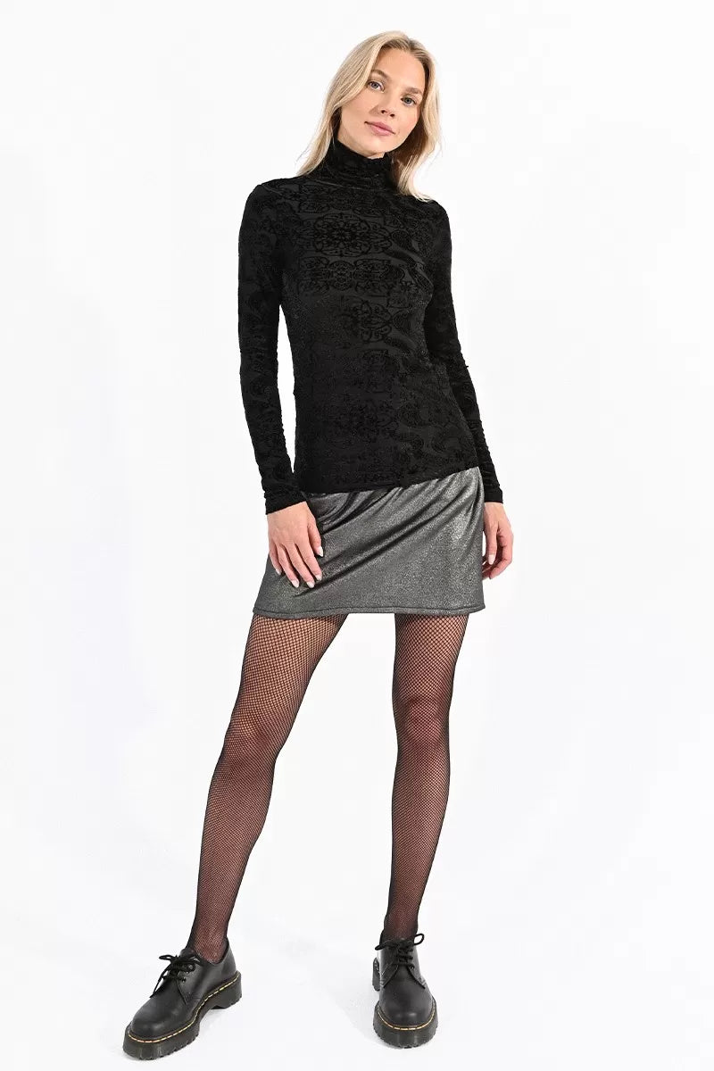 ERICA VELVET TURTLENECK