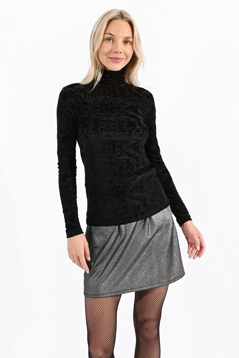 ERICA VELVET TURTLENECK