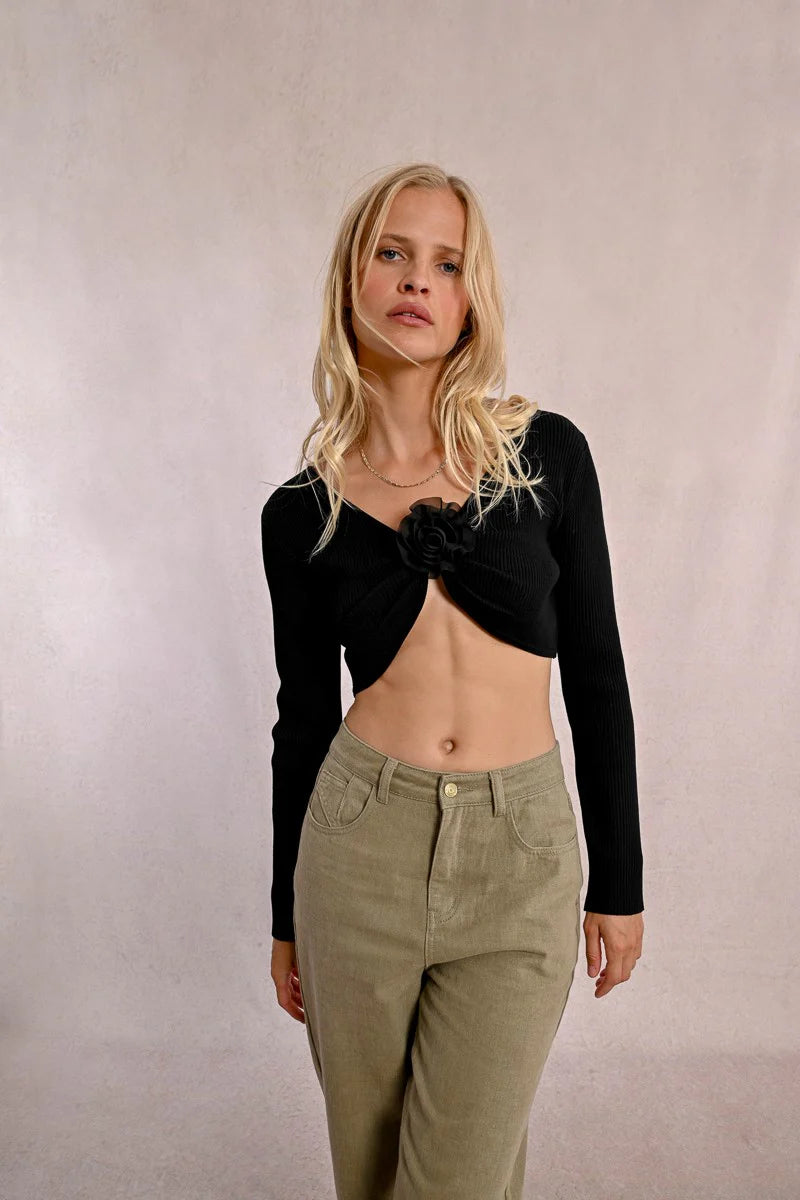 FLORAL CROPPED BOLERO