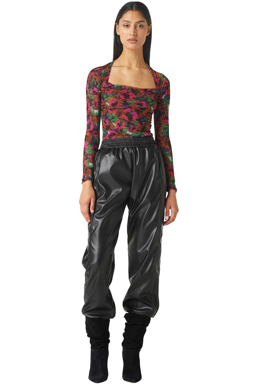 HAYWORTH BODYSUIT - JEWEL TONE FLORA