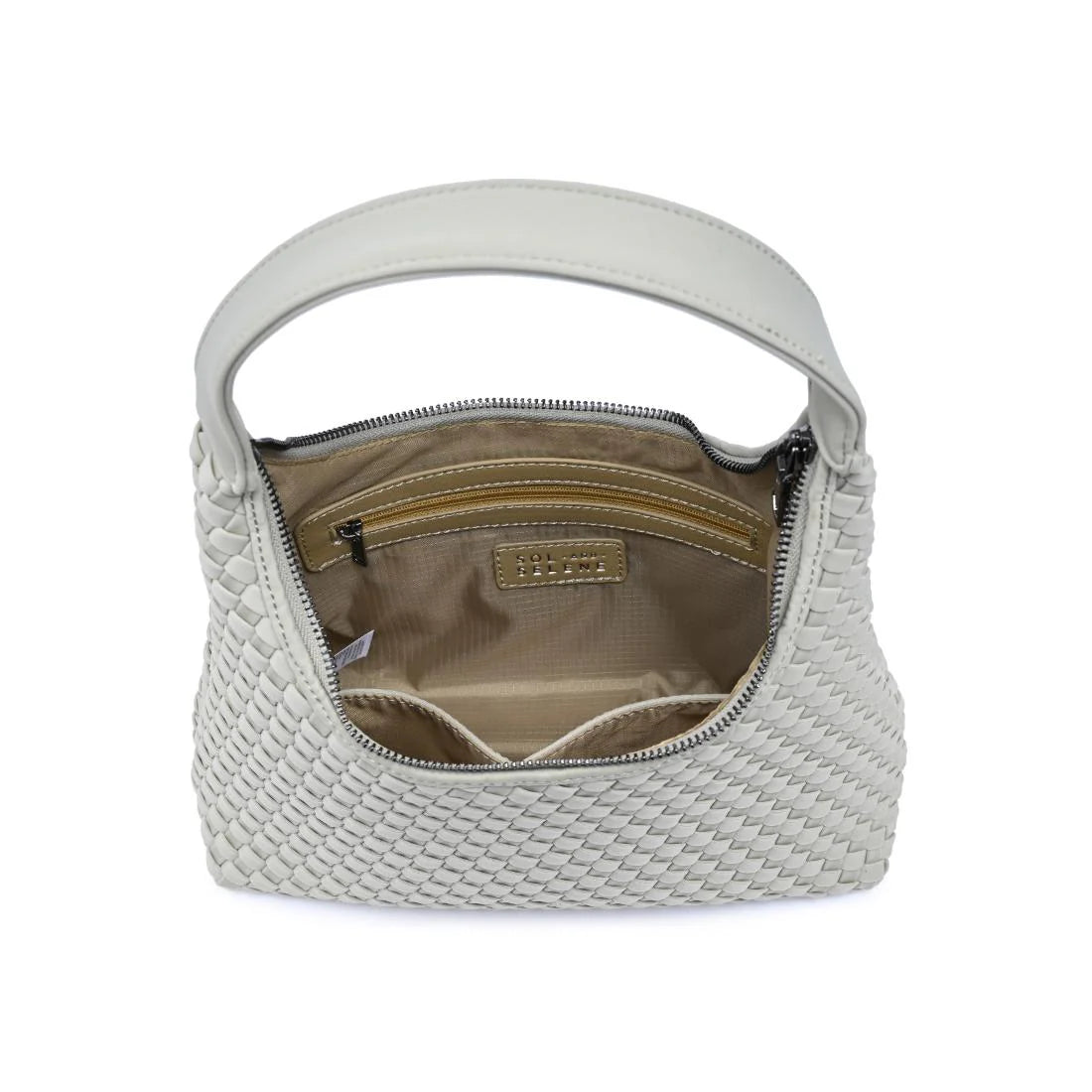 HARMONIA WOVEN SHOULDER BAG - SAGE