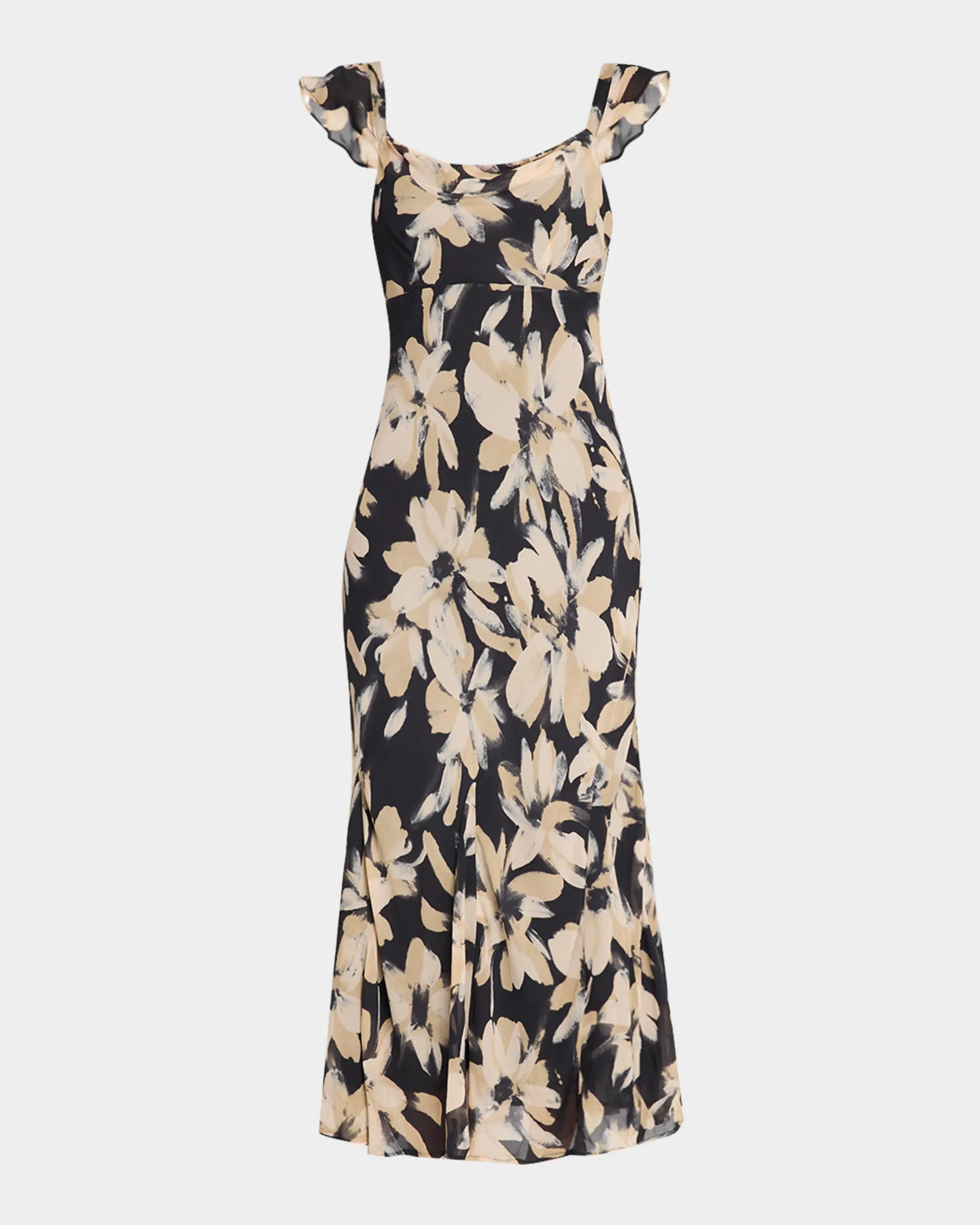 MARIGOLD DRESS - CHARCOAL LILY