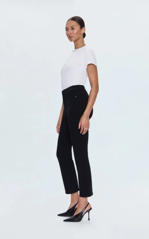LENNON HIGH RISE PANT - NOIR