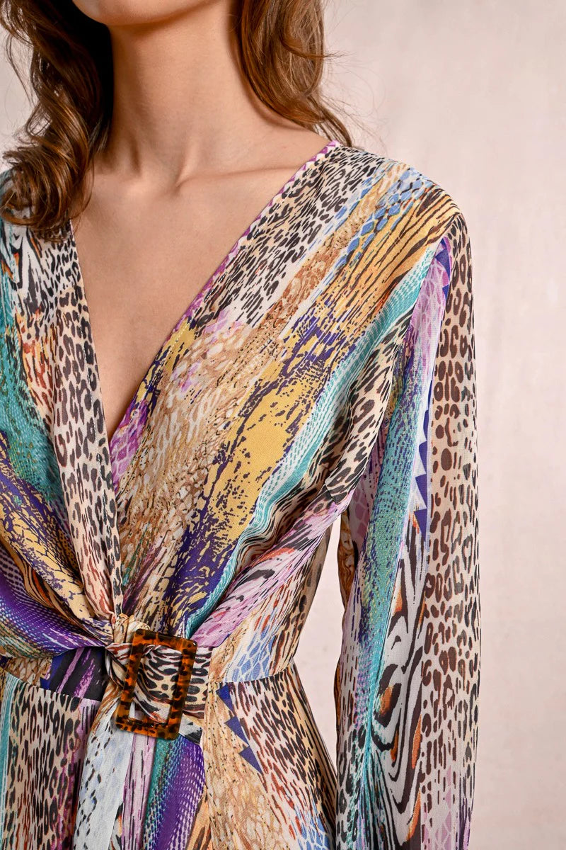 MULTICO PAOLO PRINTED DRESS