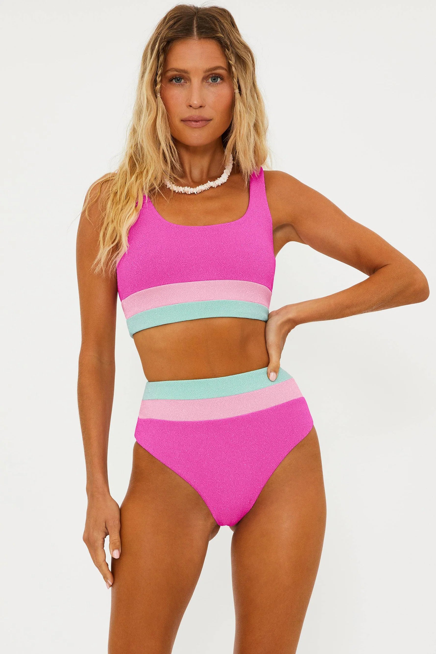MACKENZIE & HEIDI SWIMSET - BLOSSOM COLORBLOCK