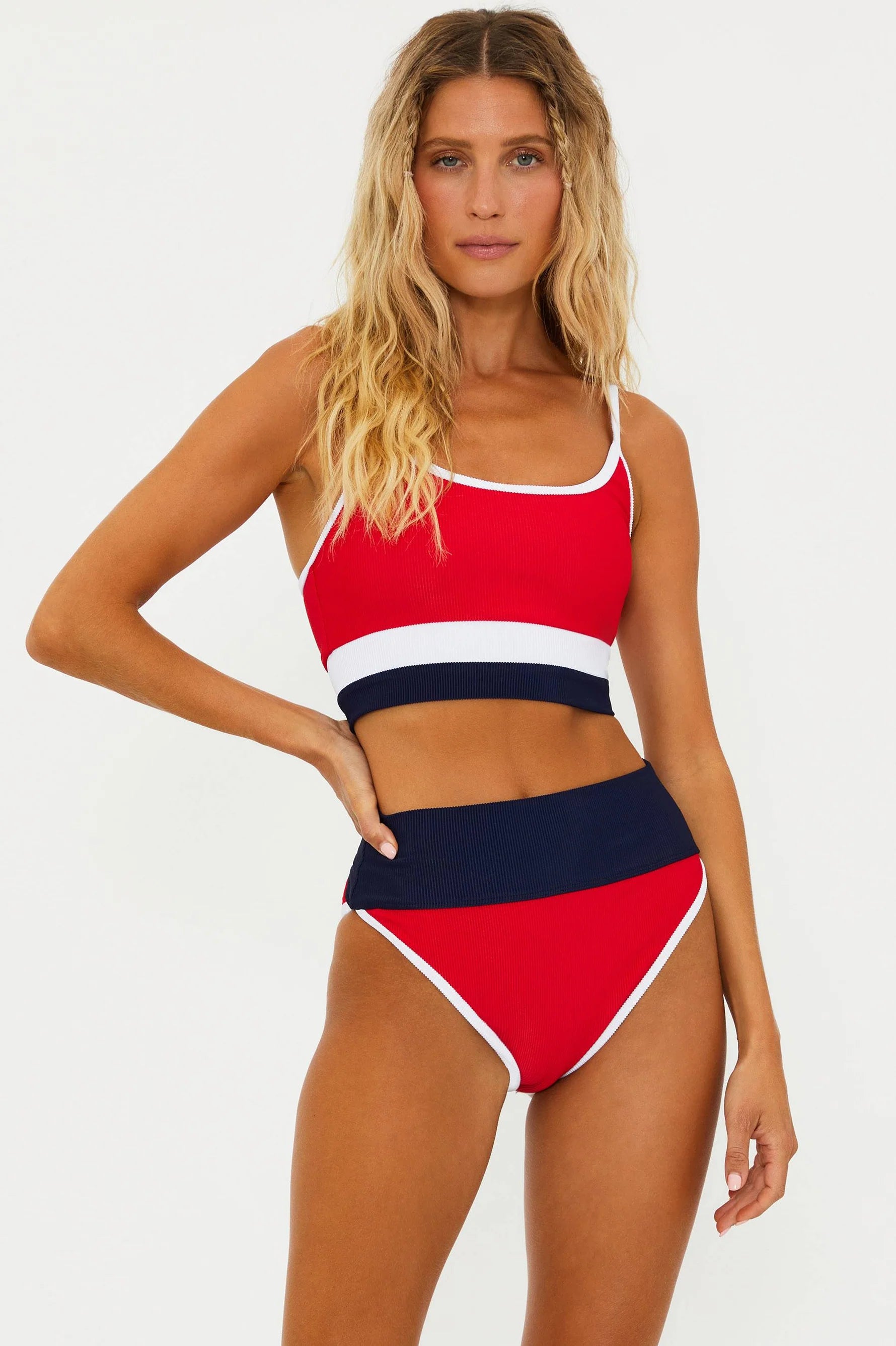EVA & EMMY SWIMSET - AMERICANA COLORBLOCK