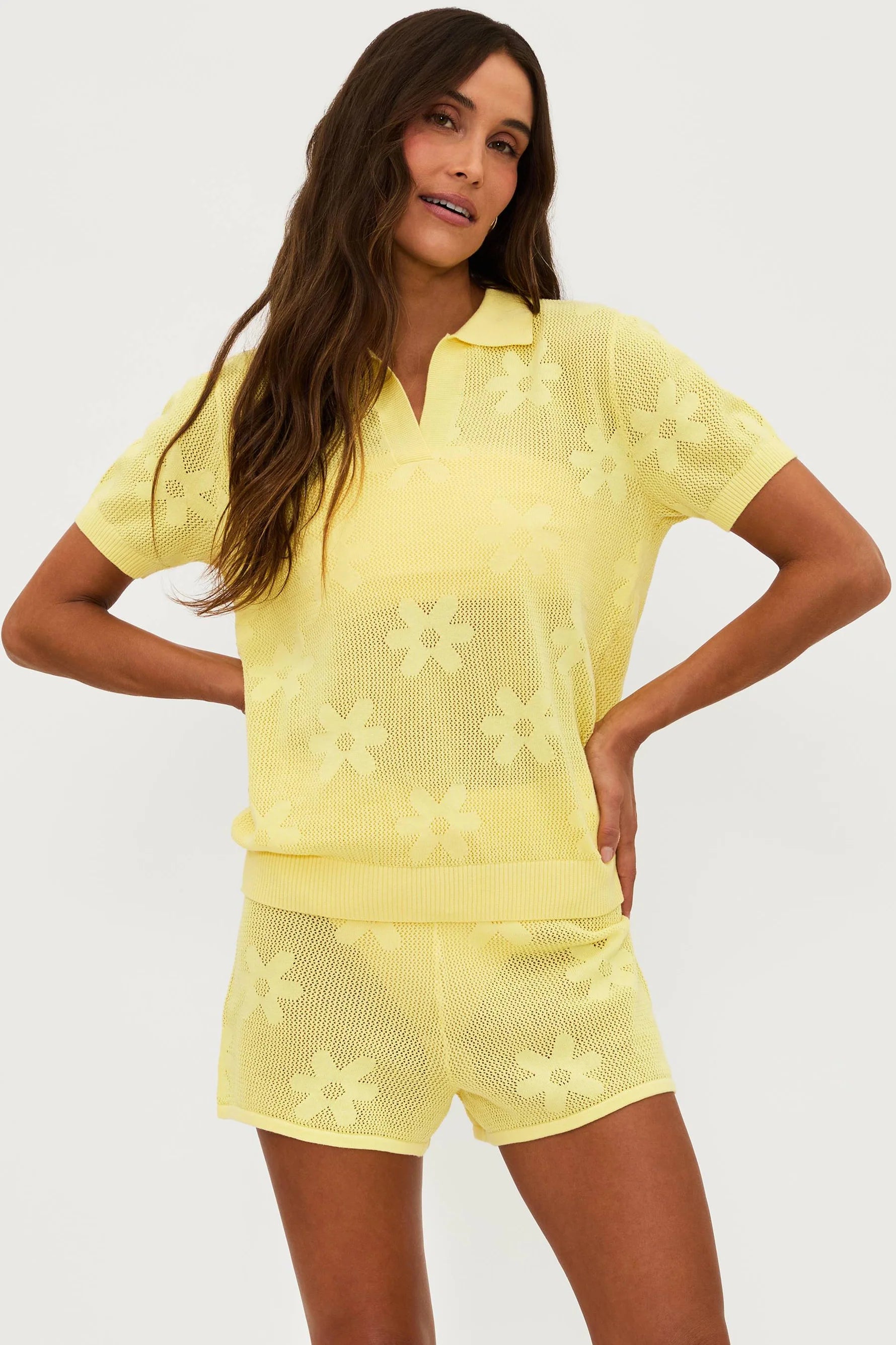 BALBOA BEACH COVER UP SET - BUTTER BLOSSOM