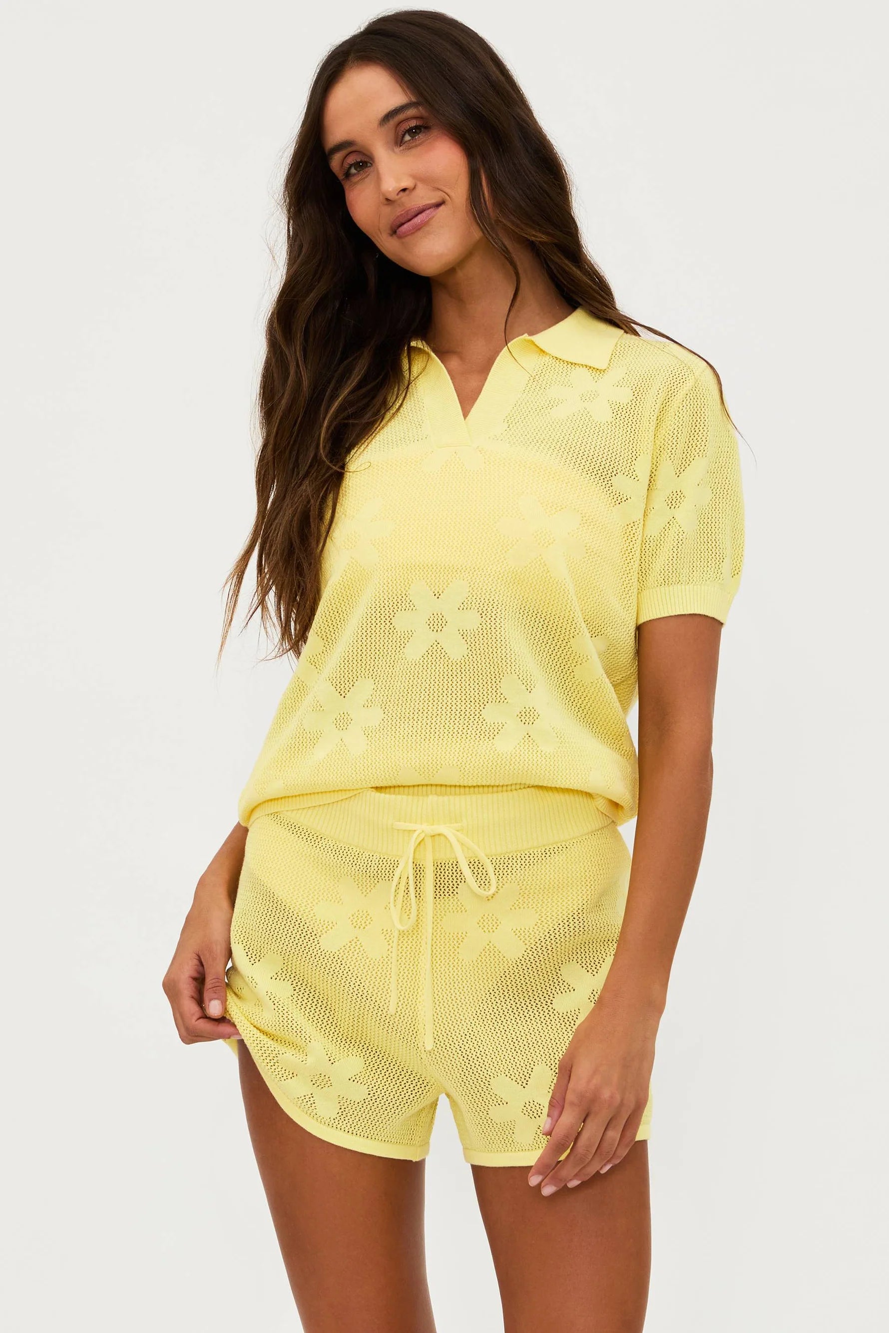 BALBOA BEACH COVER UP SET - BUTTER BLOSSOM