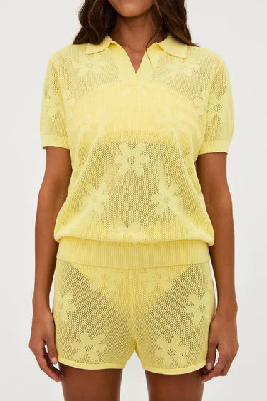 BALBOA BEACH COVER UP SET - BUTTER BLOSSOM