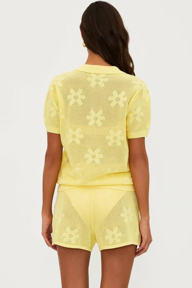 BALBOA BEACH COVER UP SET - BUTTER BLOSSOM