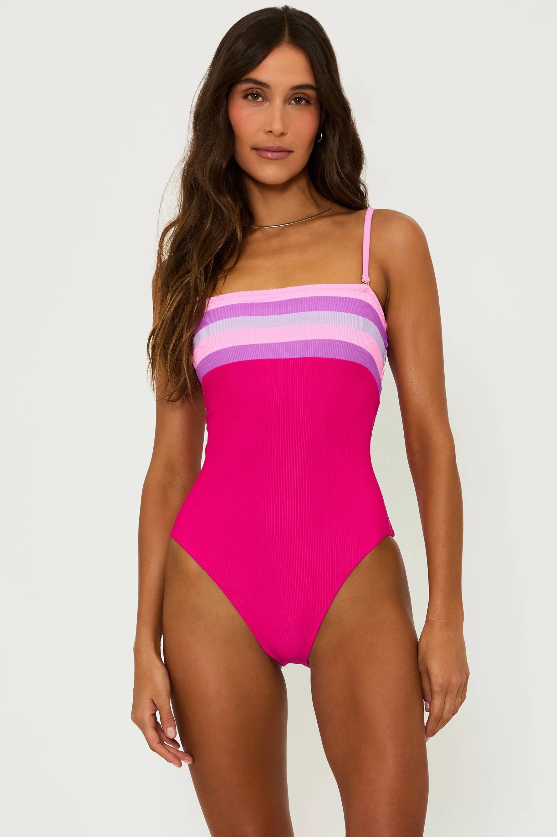 JESSA ONE PIECE SWIMSUIT - RASPBERRY