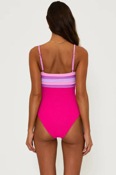 JESSA ONE PIECE SWIMSUIT - RASPBERRY