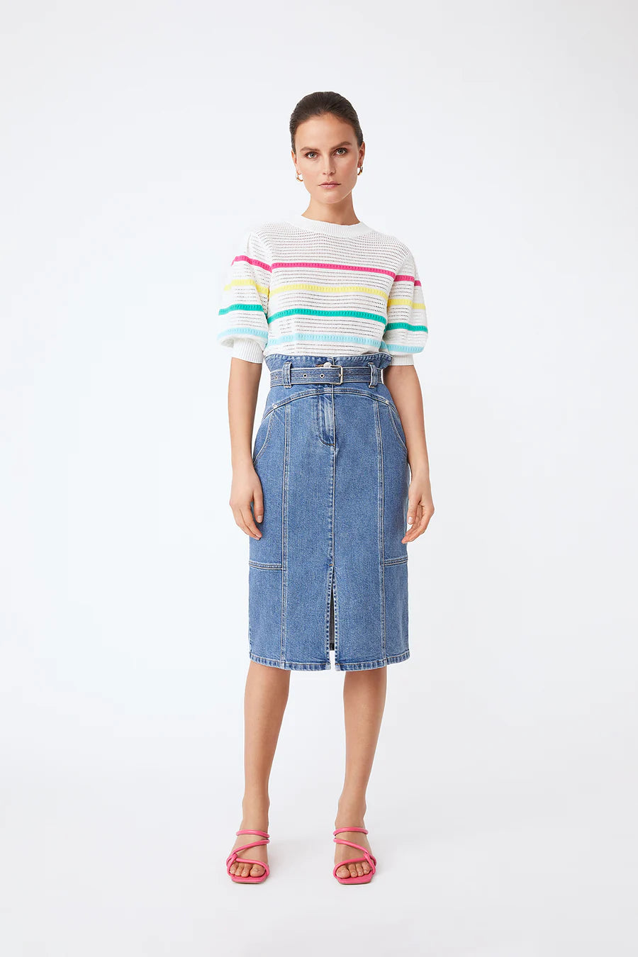 FIBY SKIRT - BLEU JEANS