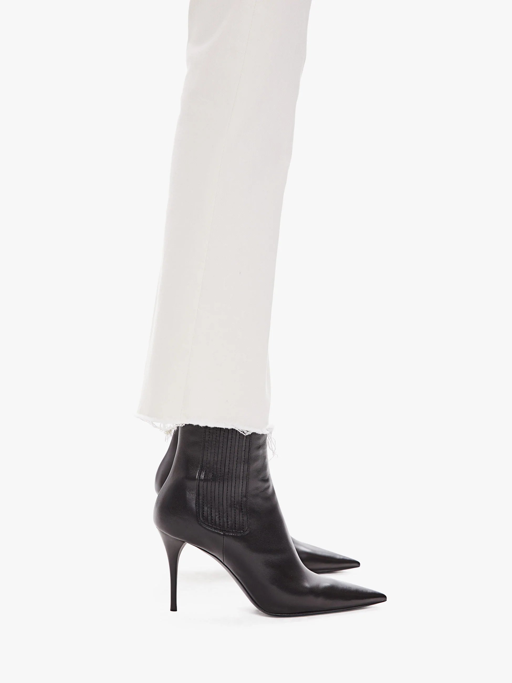 THE TRIPPER ANKLE FRAY - ANTIQUE WHITE