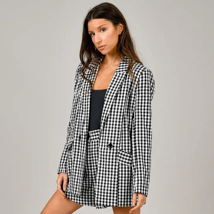 SONIA GINGHAM SHORT