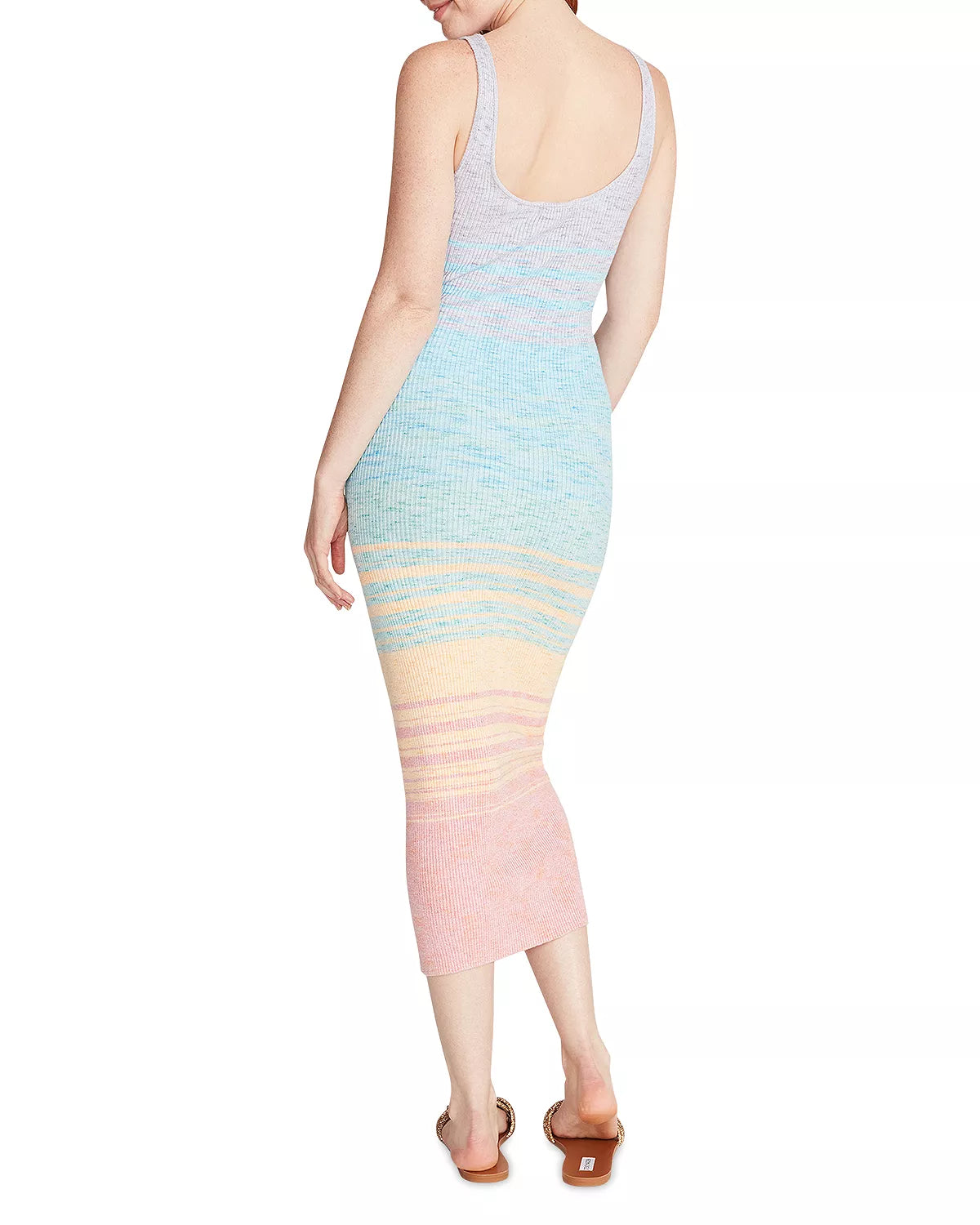 KENYA RIBBED DRESS - COLOURBLOCK