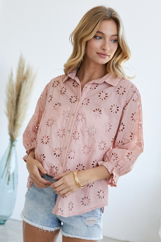 DRIA TOP - BLUSH