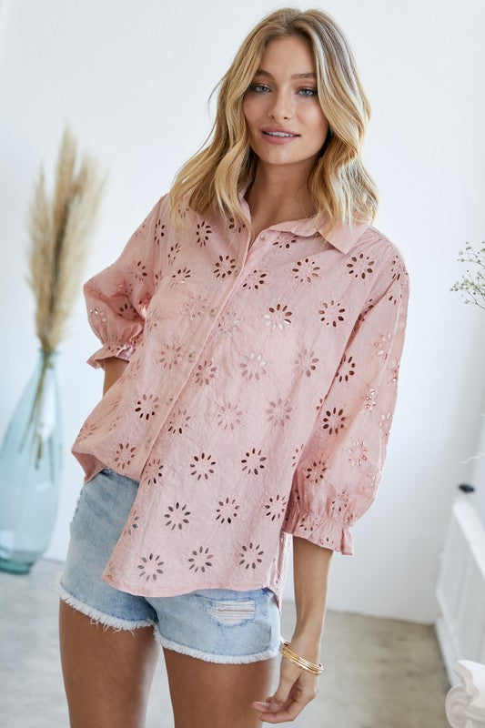 DRIA TOP - BLUSH