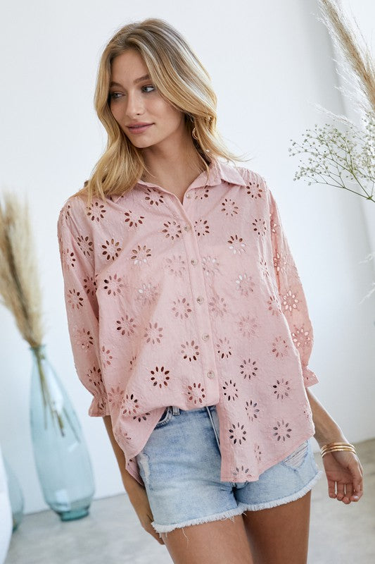 DRIA TOP - BLUSH