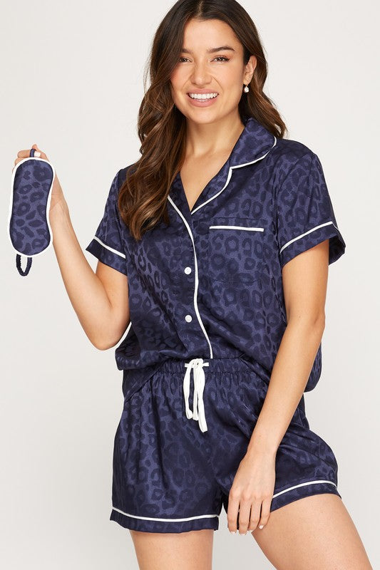 PALMDALE LEOPARD PRINT PJ SET