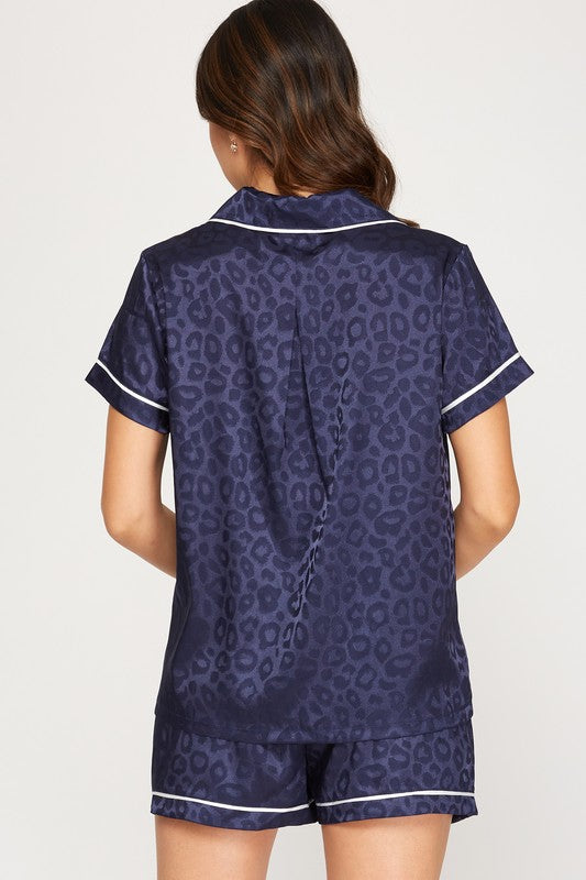 PALMDALE LEOPARD PRINT PJ SET