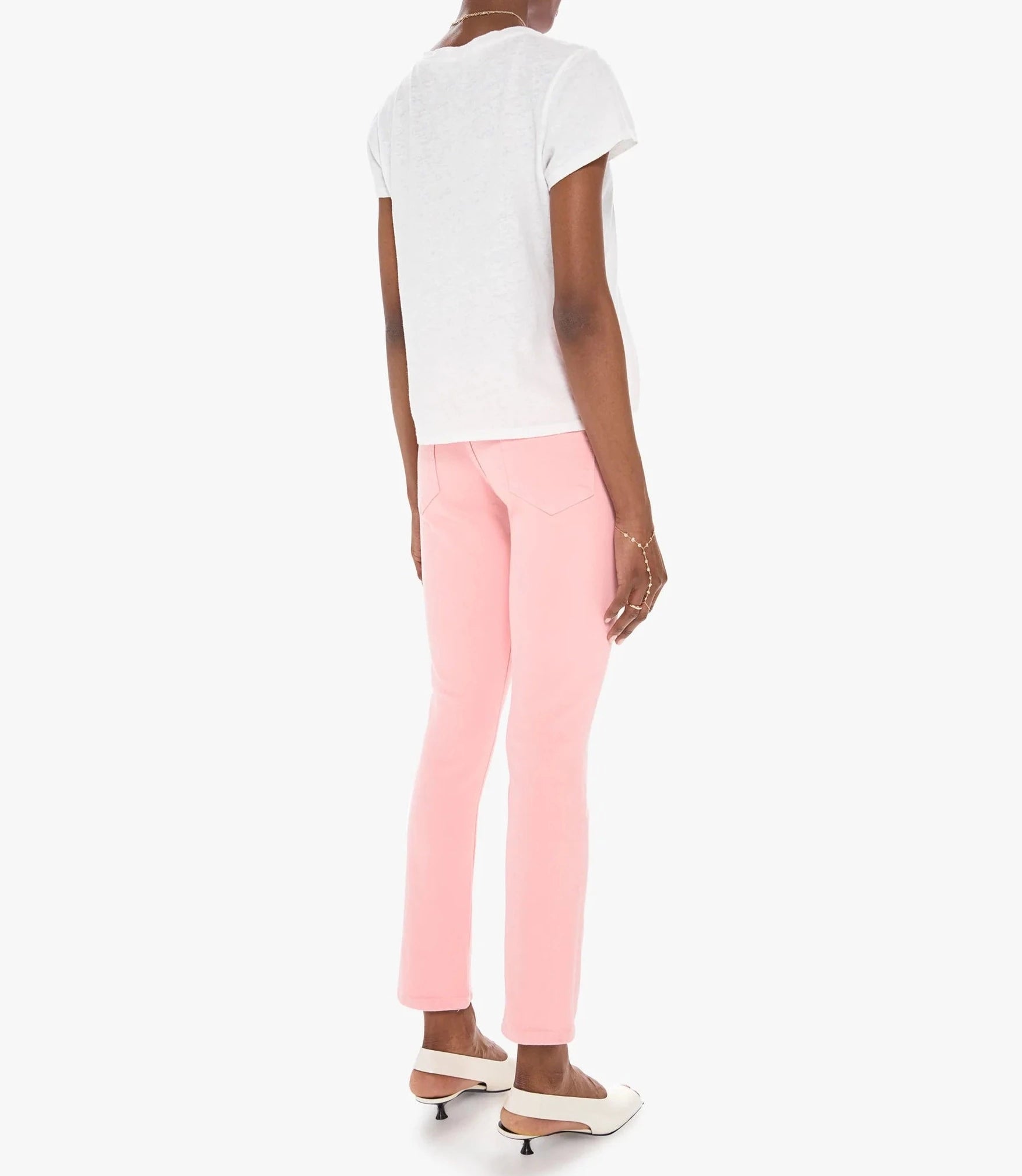 THE MID RISE DAZZLER ANKLE - QUARTZ PINK