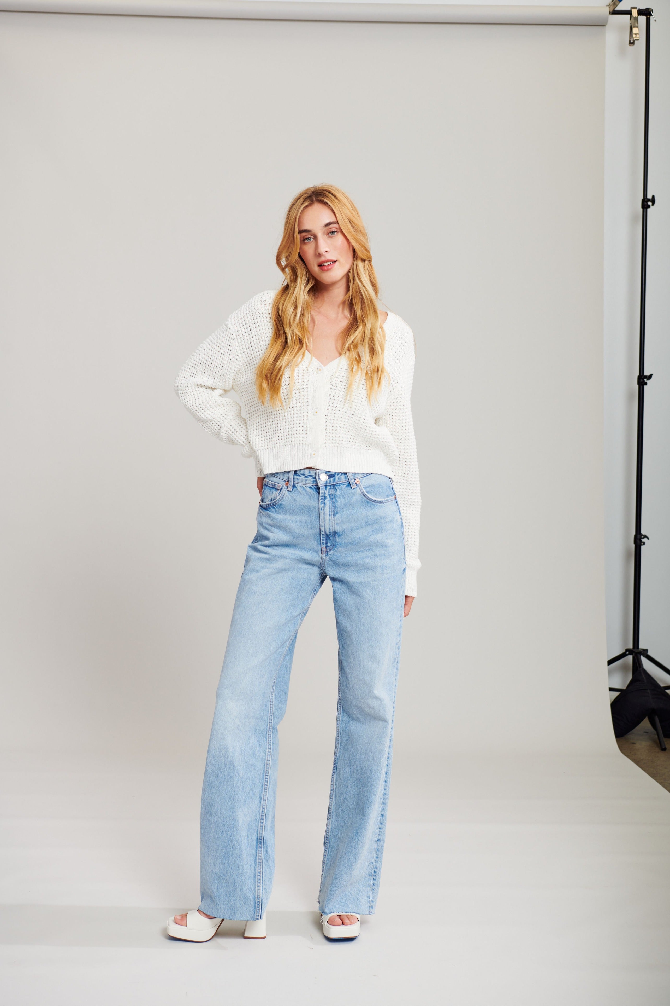 OLLIE CARDIGAN - DAFFODIL