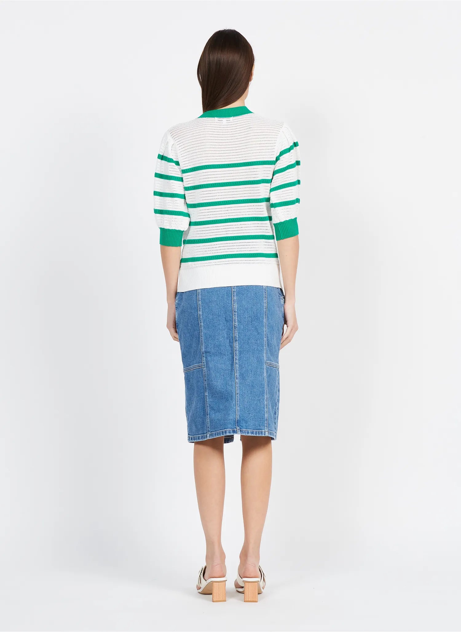 FIBY SKIRT - BLEU JEANS
