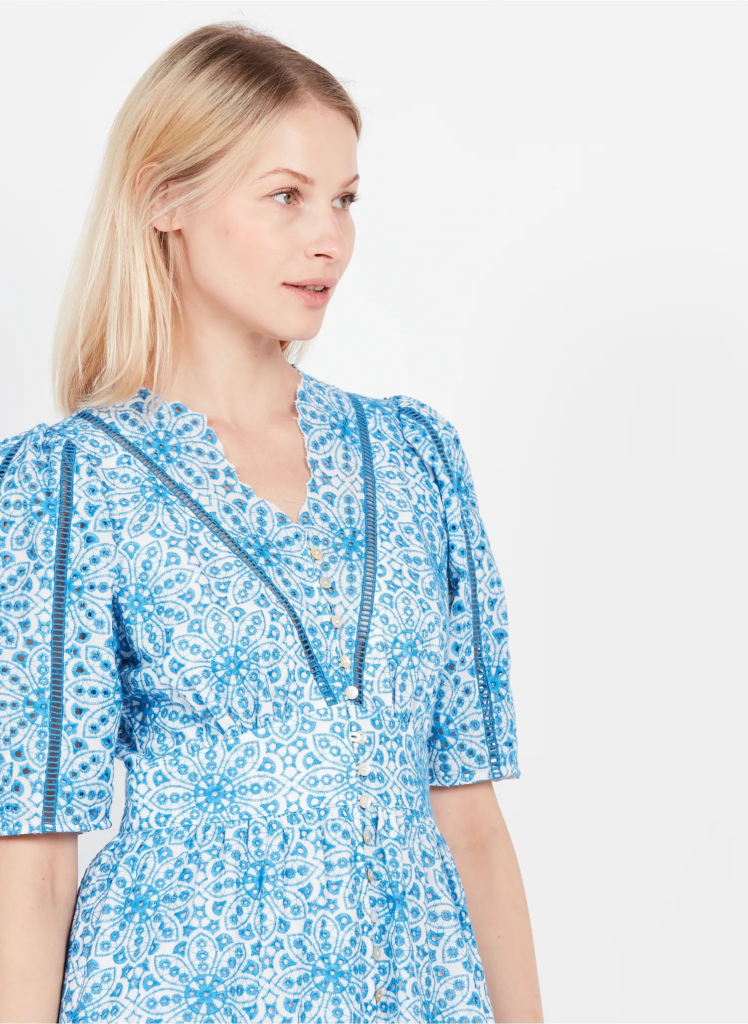 CHELSEA DRESS - BLEU