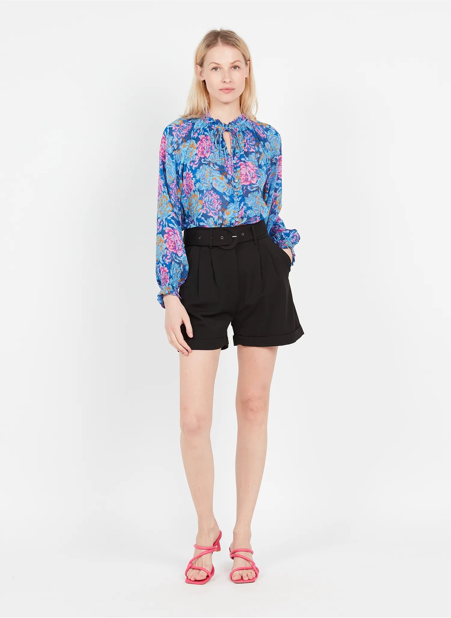 LINDA BLOUSE - BLEU