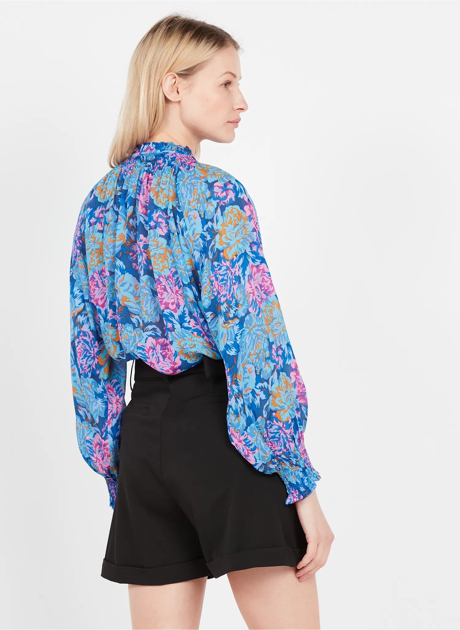 LINDA BLOUSE - BLEU