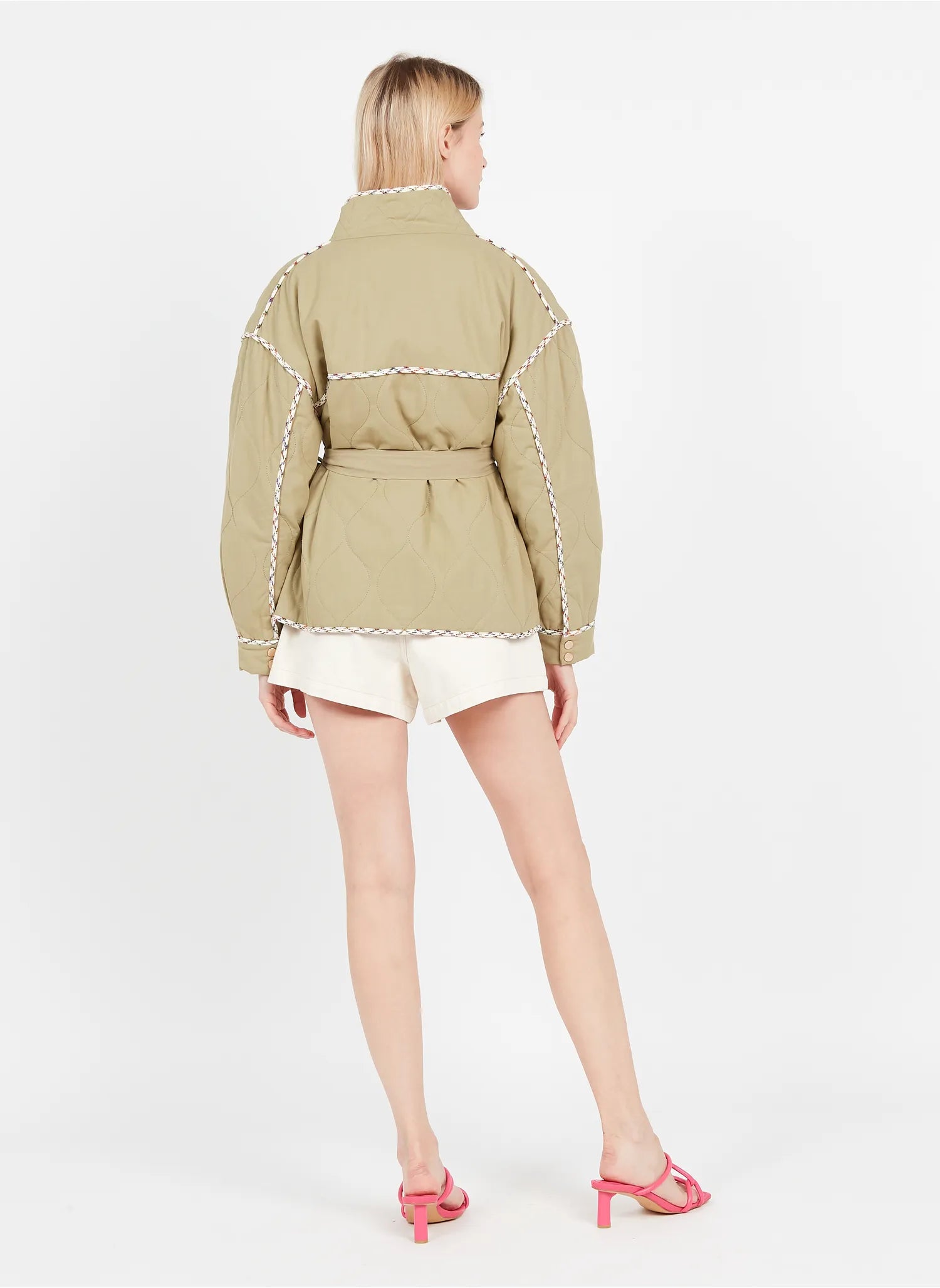 KABIL SHORT - BLANC CASSE