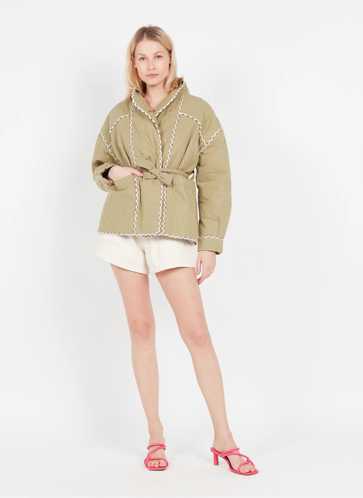 KABIL SHORT - BLANC CASSE
