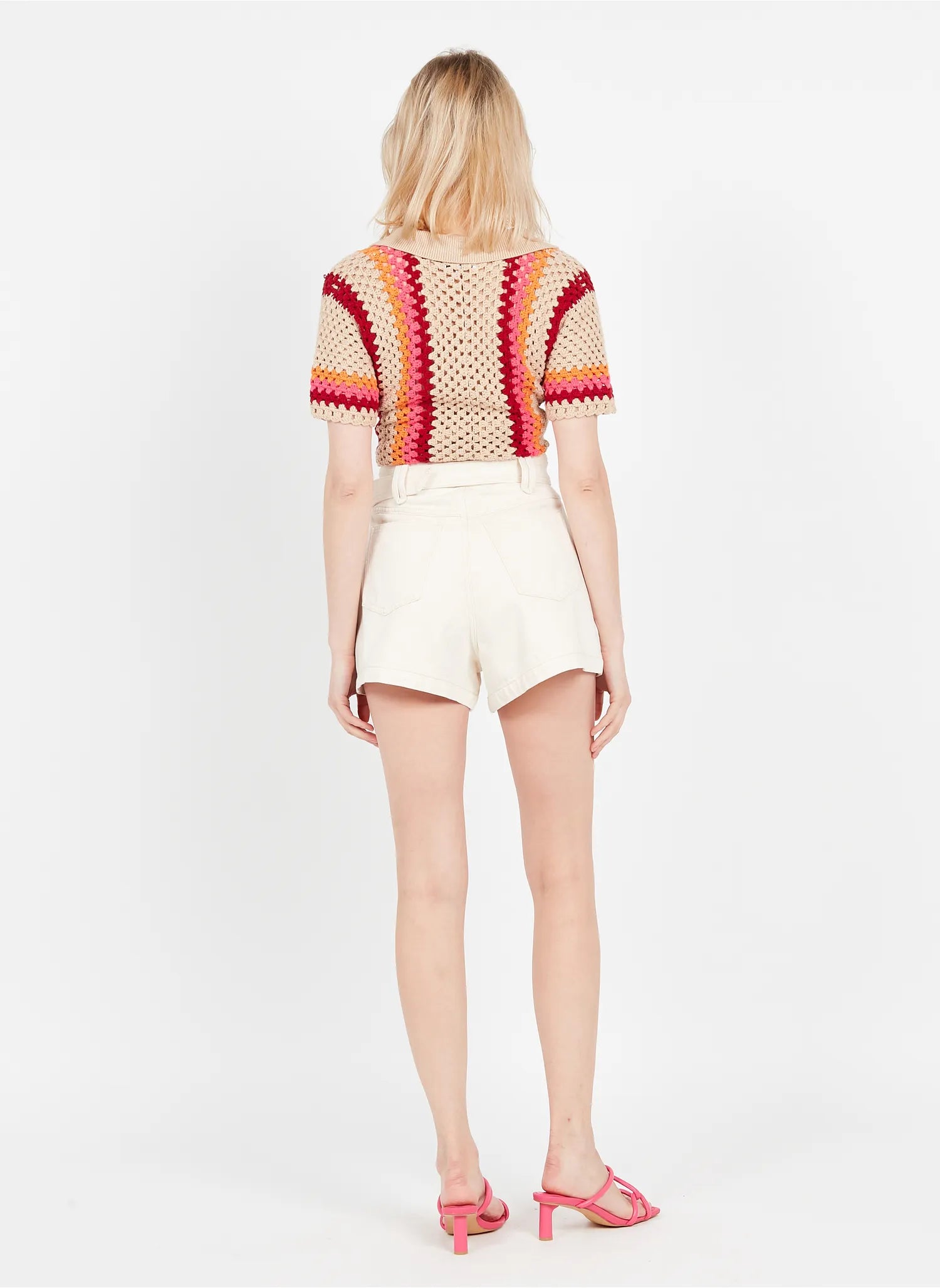 KABIL SHORT - BLANC CASSE