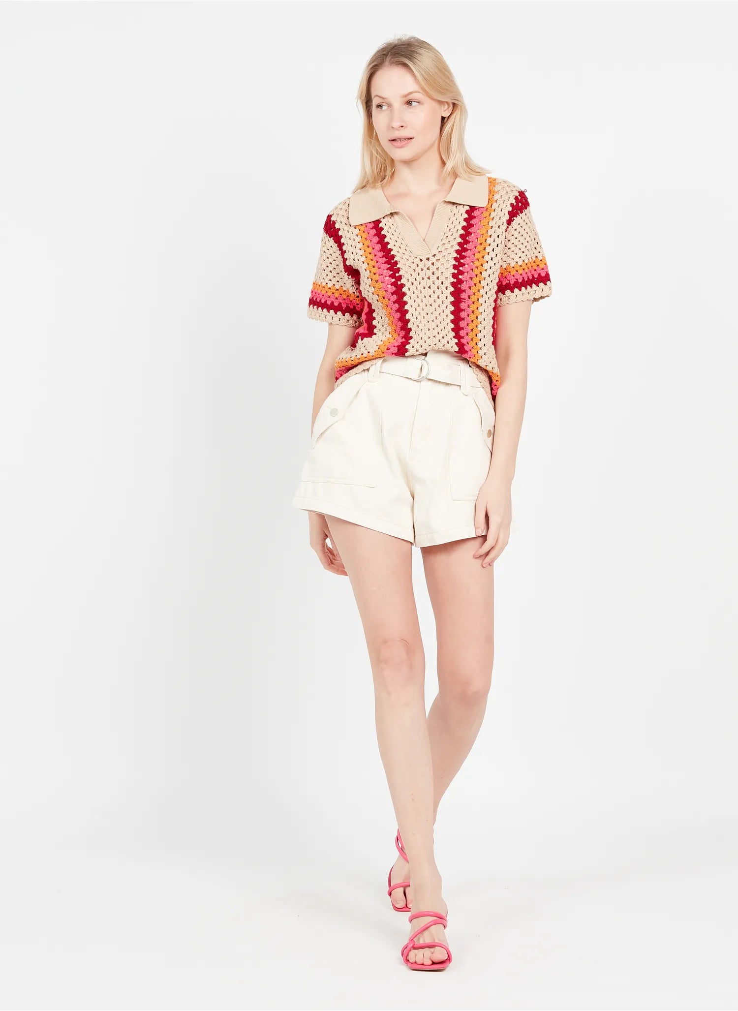 KABIL SHORT - BLANC CASSE