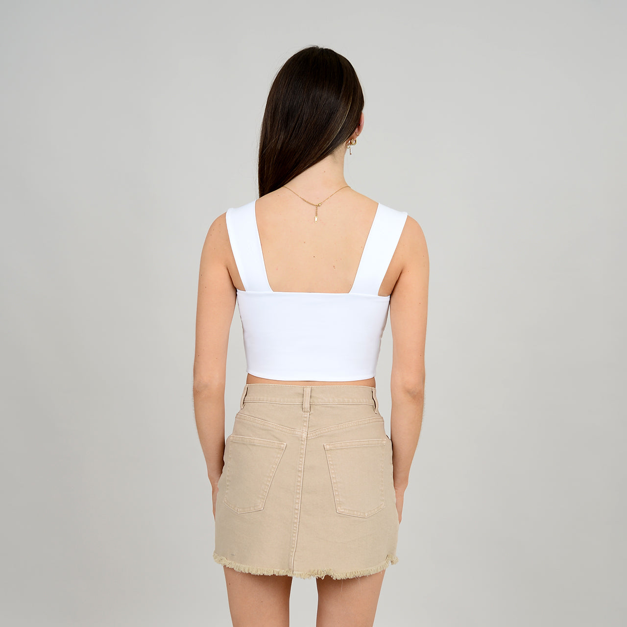 CLARE TANK TOP (SECOND SKIN) - WHITE