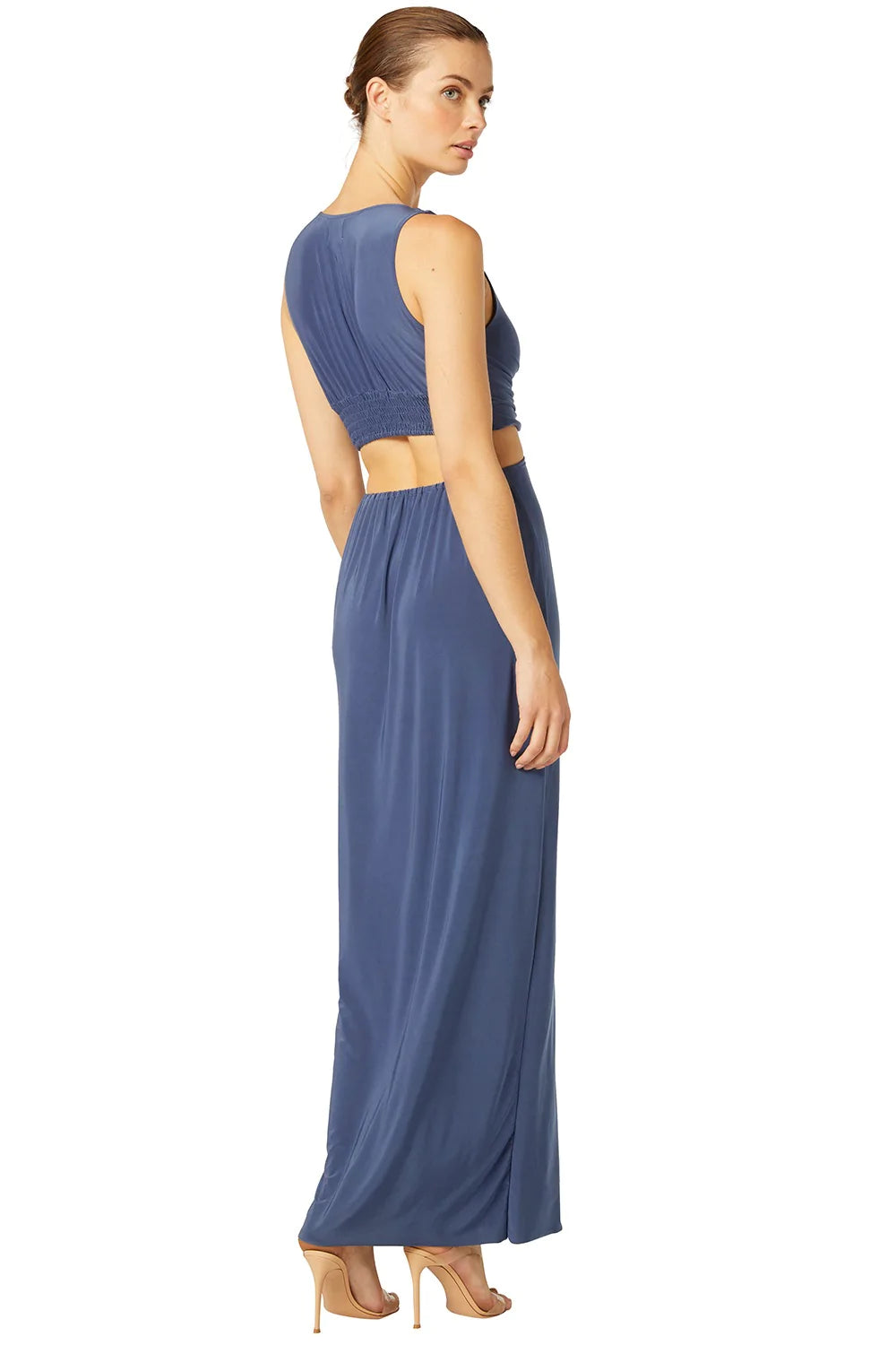 ATHEMA DRESS - DENIM BLUE