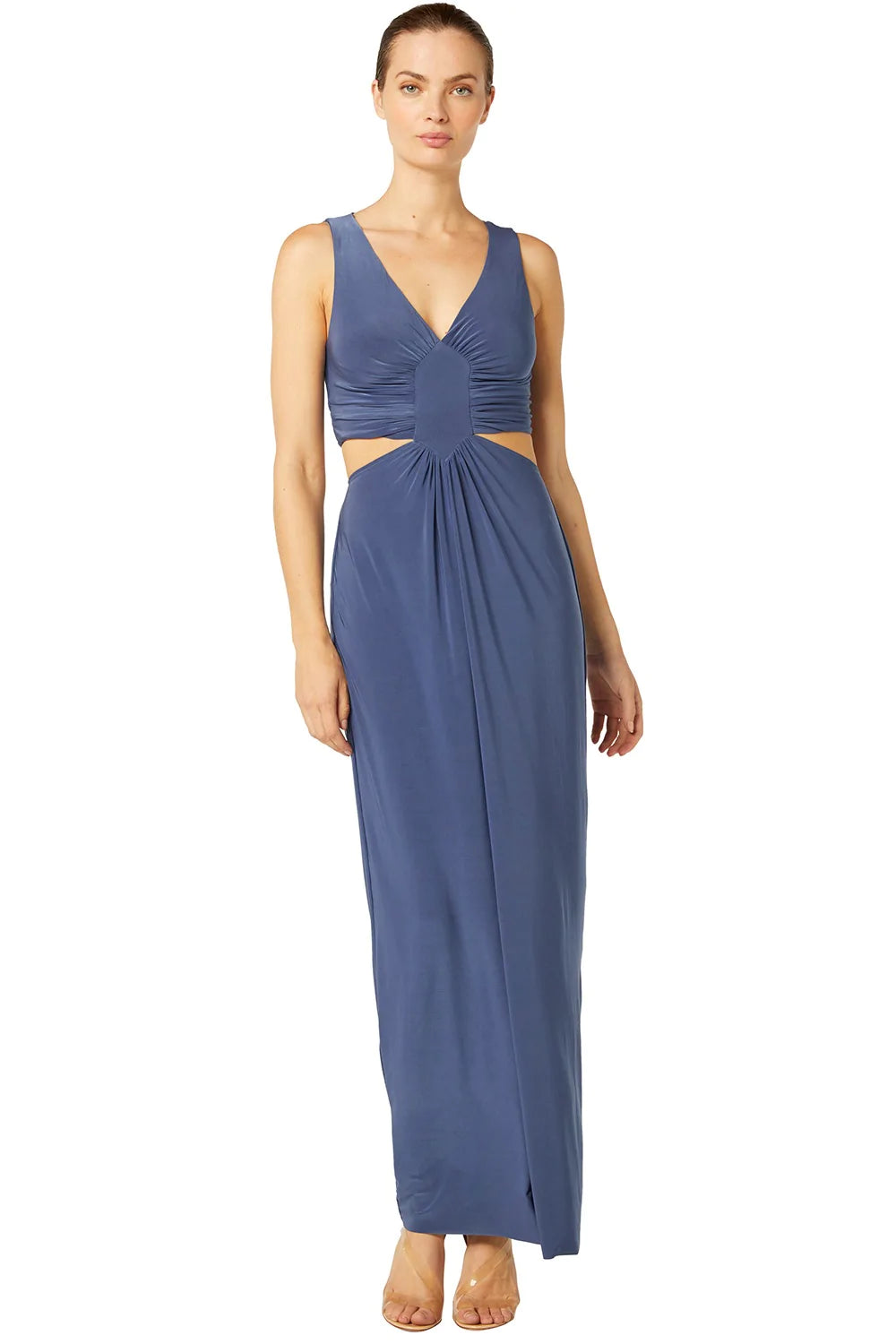 ATHEMA DRESS - DENIM BLUE