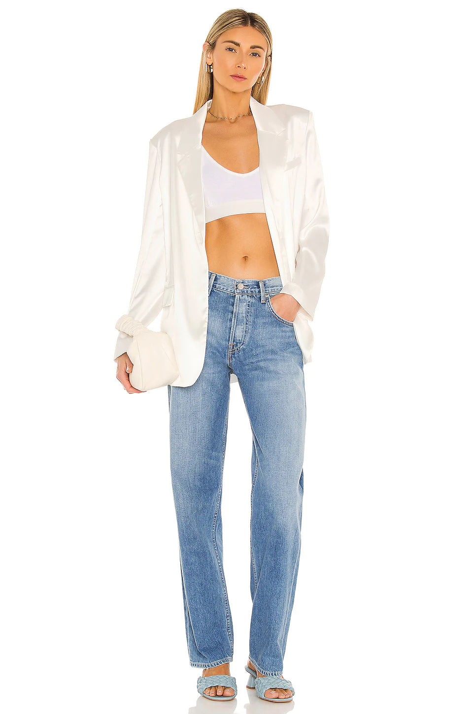SMOOTH TALK BLAZER - WHITE