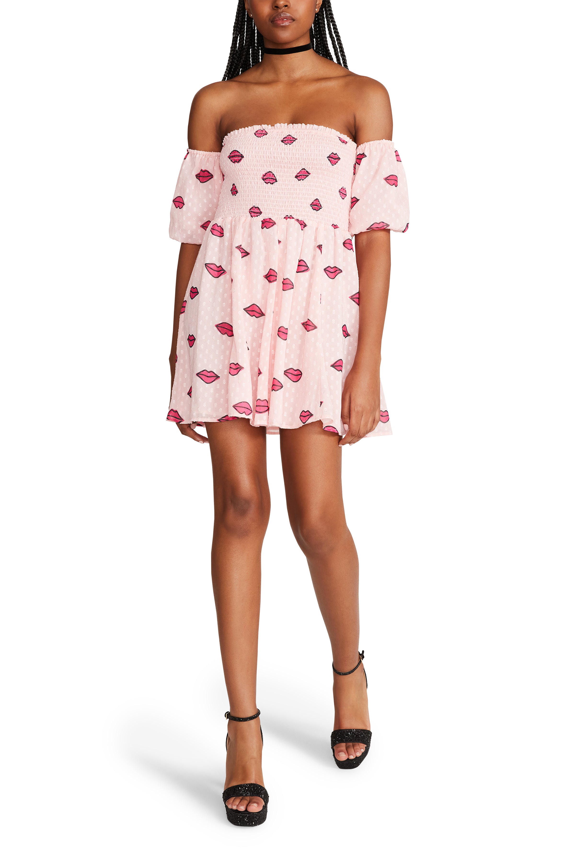 ARIANA MINI DRESS - ALMOND BLOSSOM