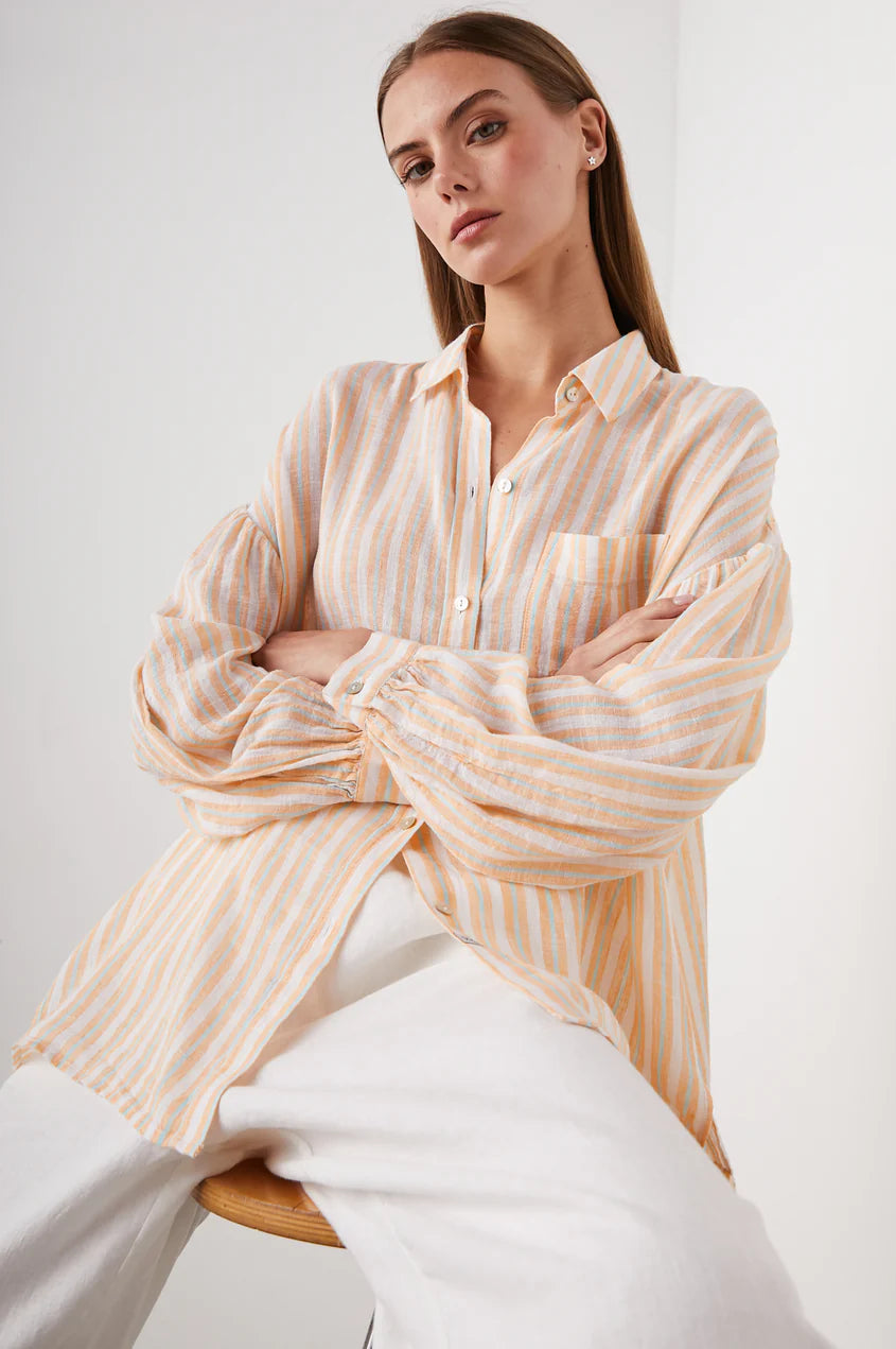 CLIO TOP - CLEMENTINE STRIPE
