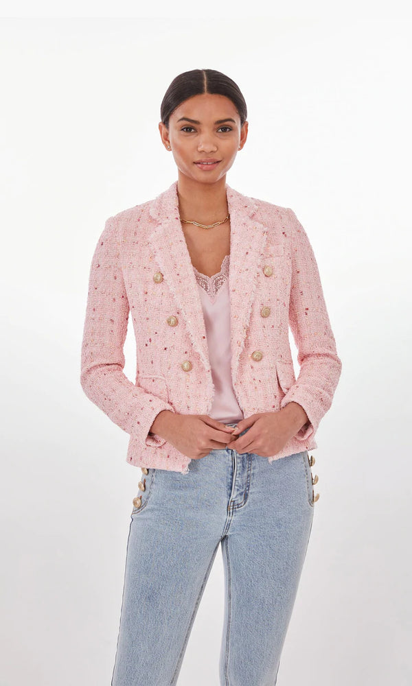 Baby pink blazer womens clearance