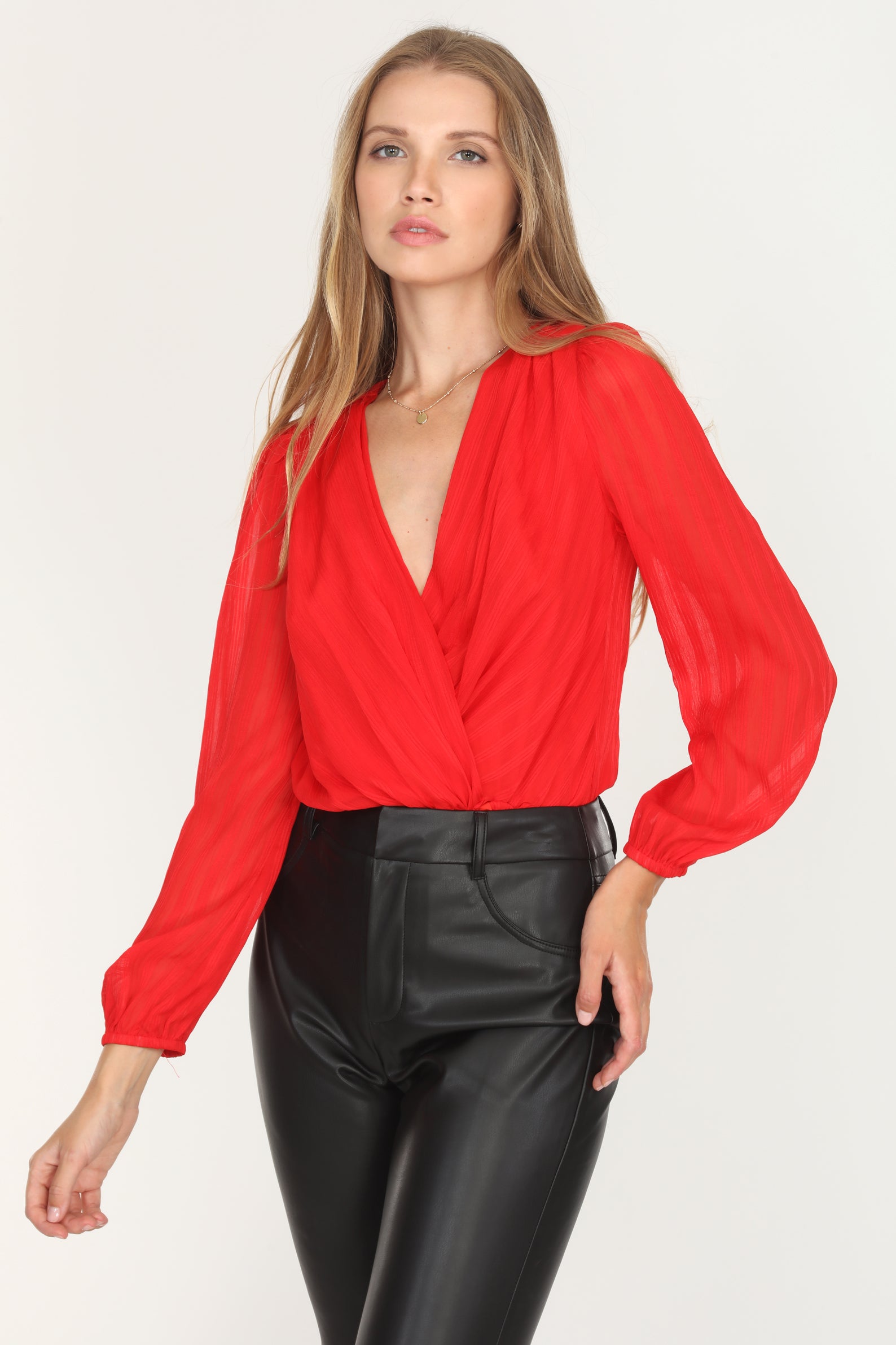 AFTERHOUR BODYSUIT - RED