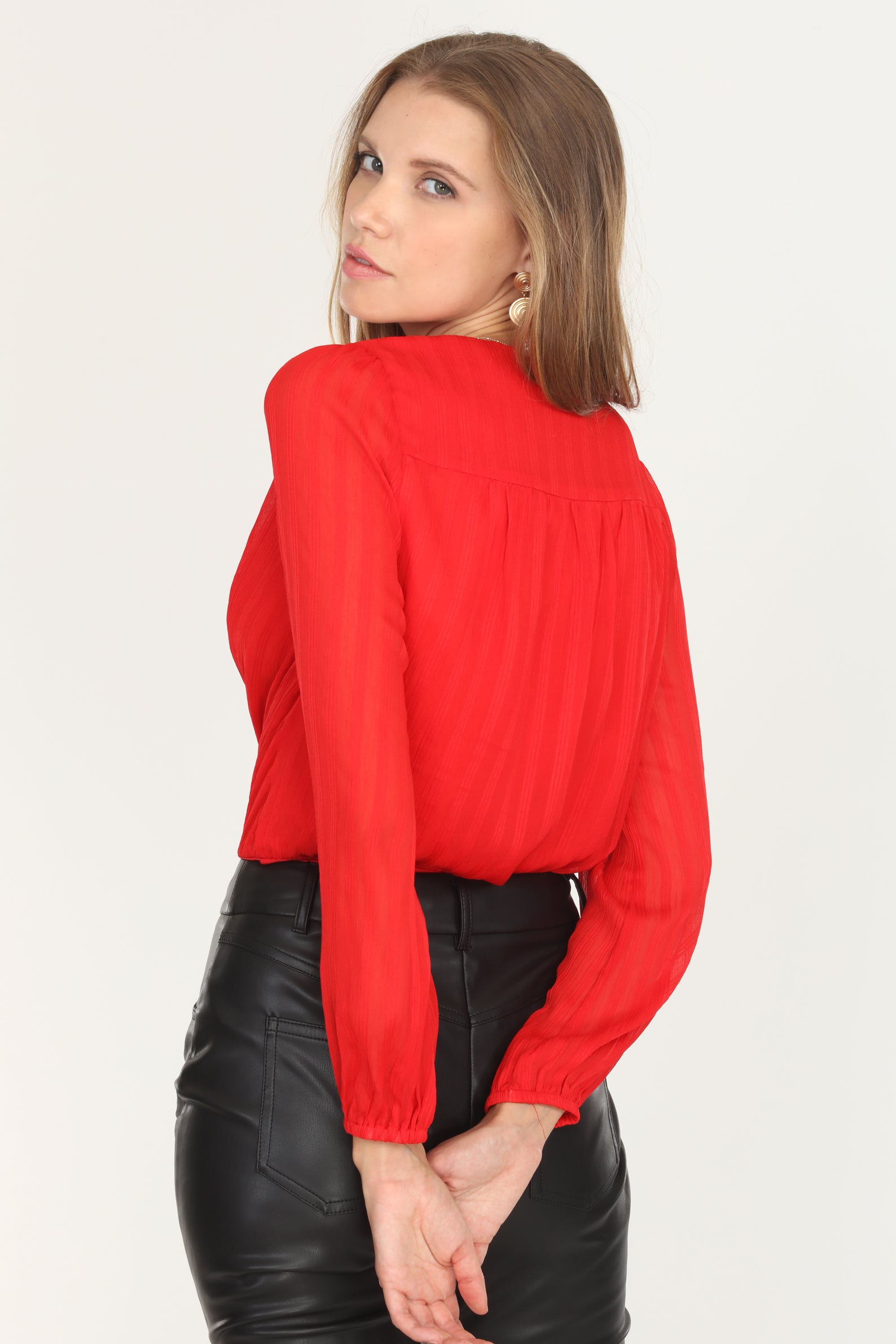 AFTERHOUR BODYSUIT - RED