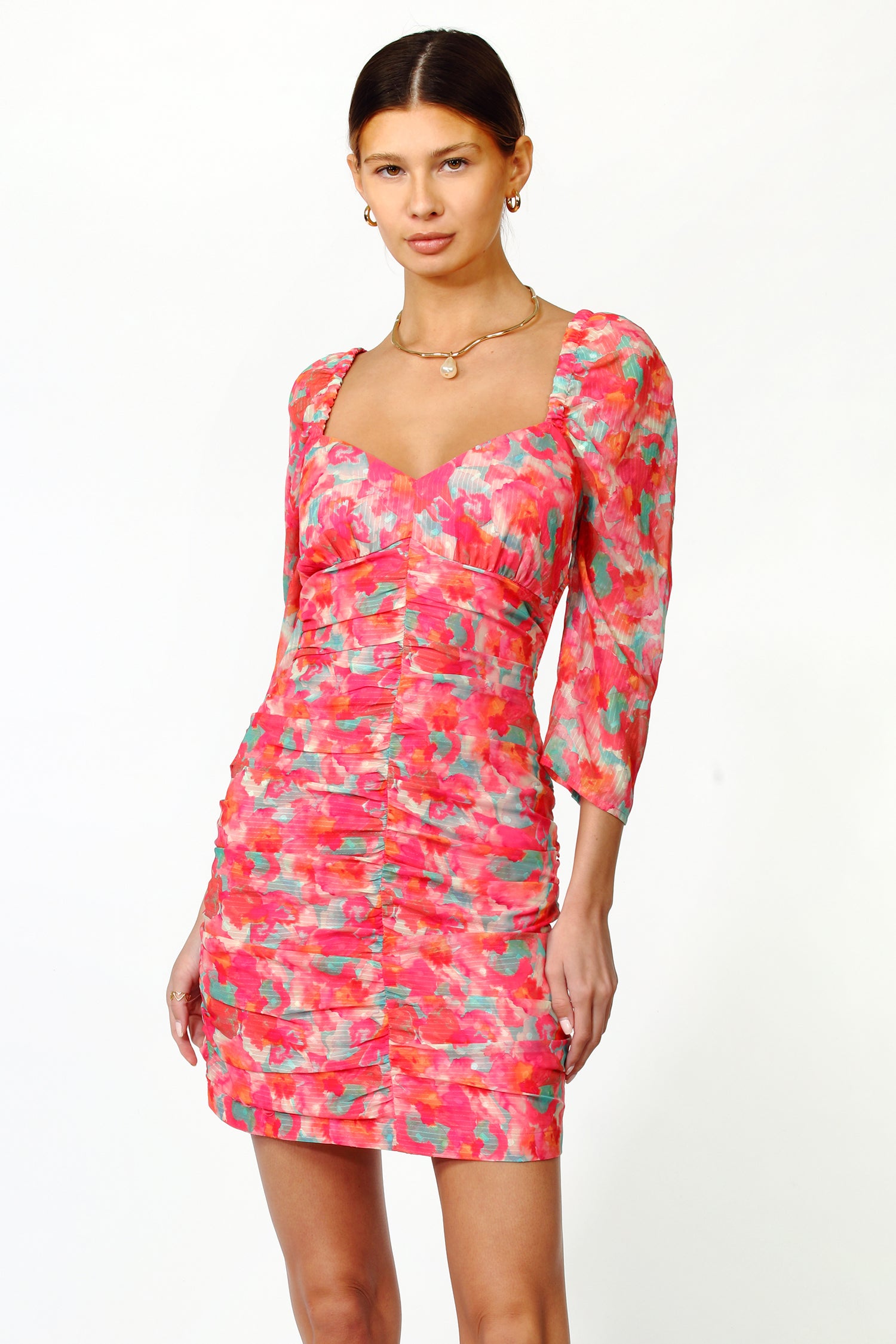 SYDNEY GATHERED MINI DRESS