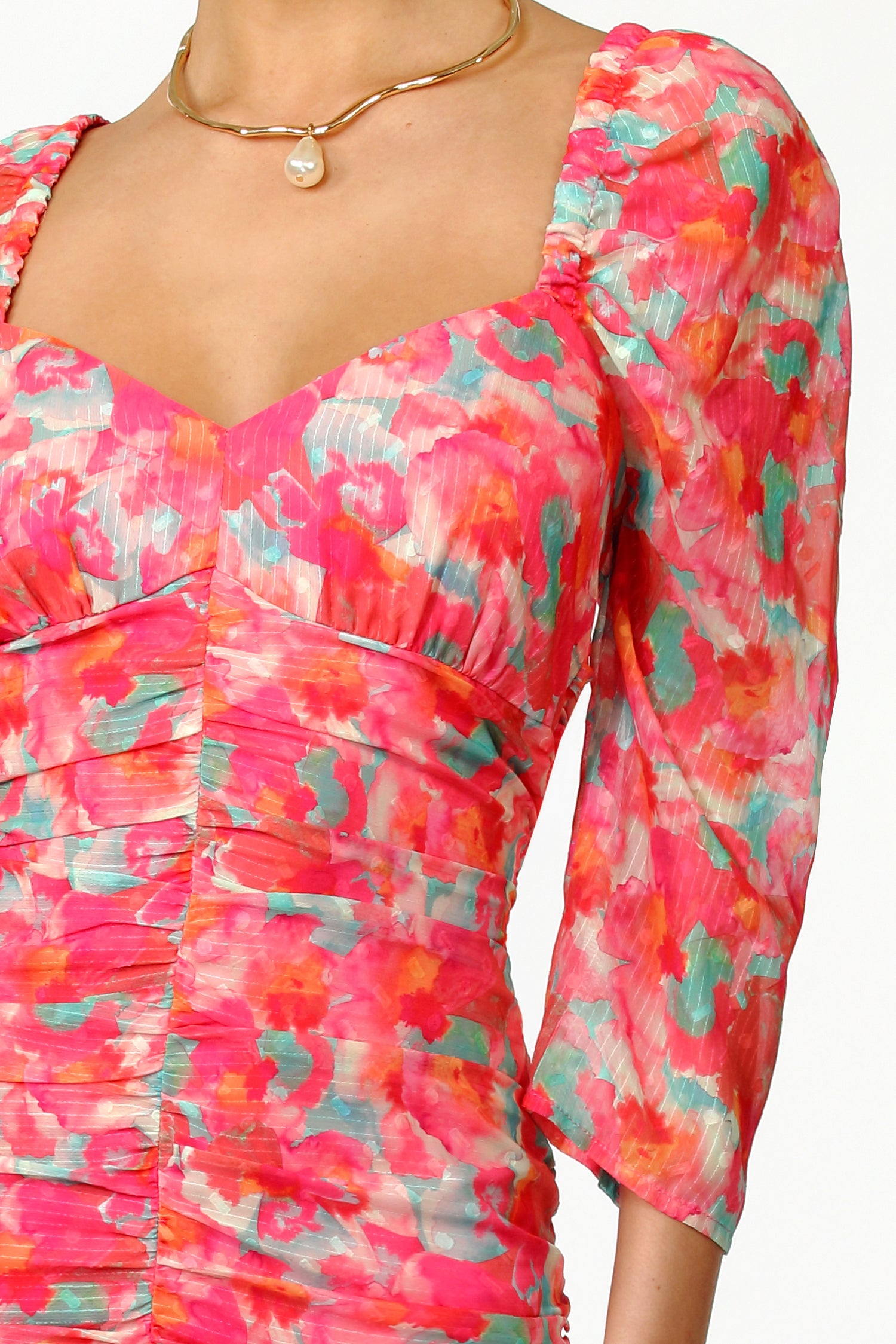 SYDNEY GATHERED MINI DRESS