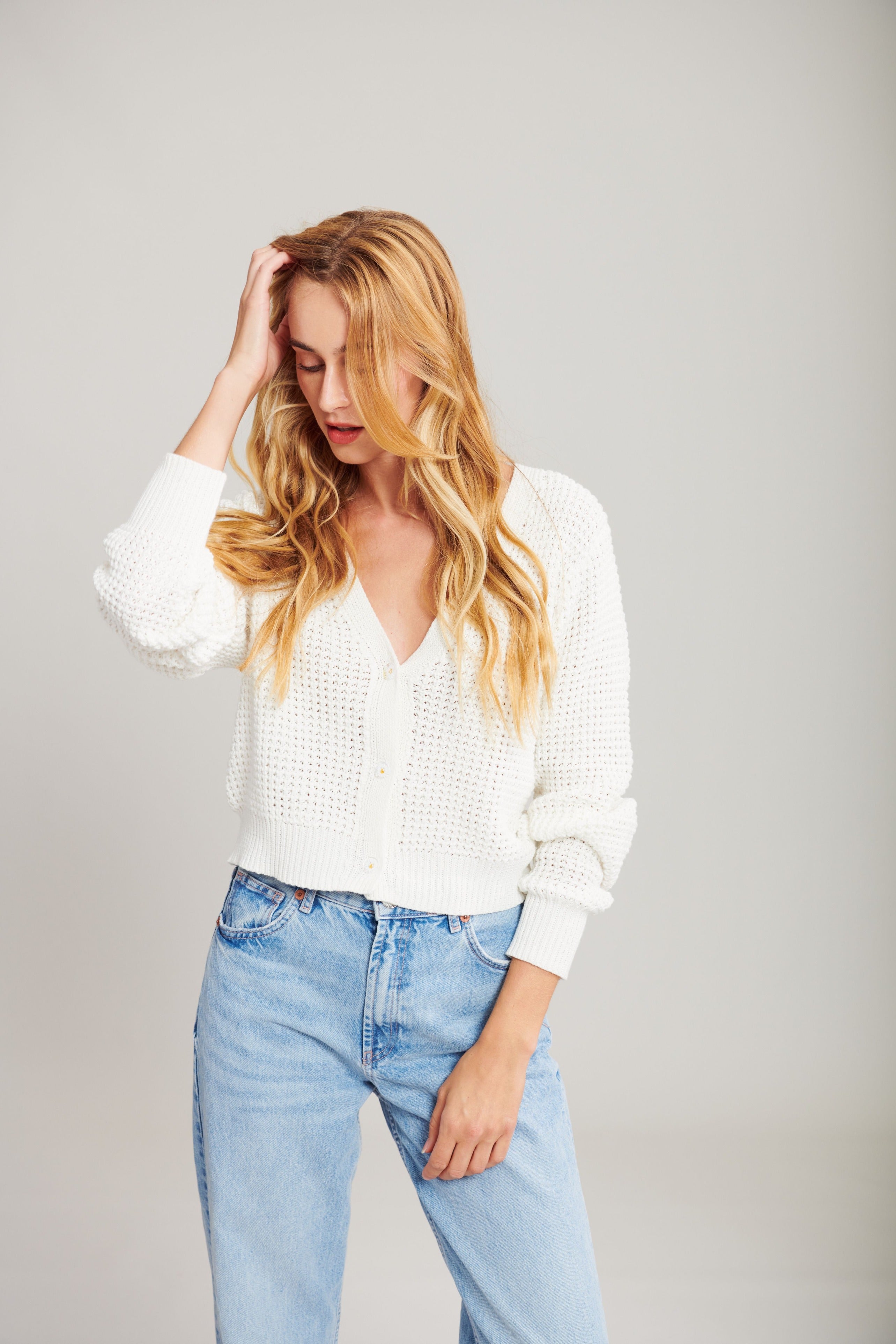 OLLIE CARDIGAN - DAFFODIL