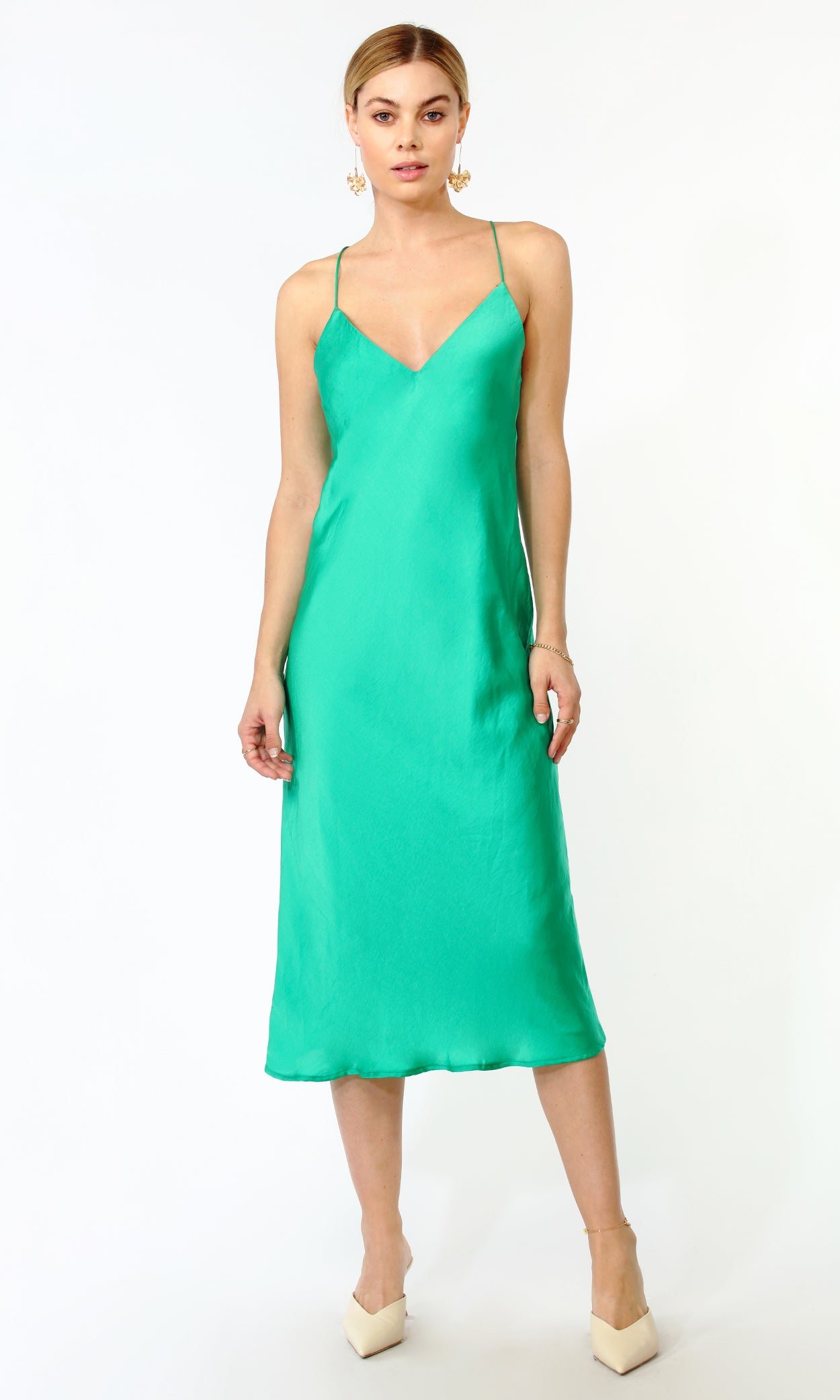 SANDRA STRAPPY SLIP DRESS