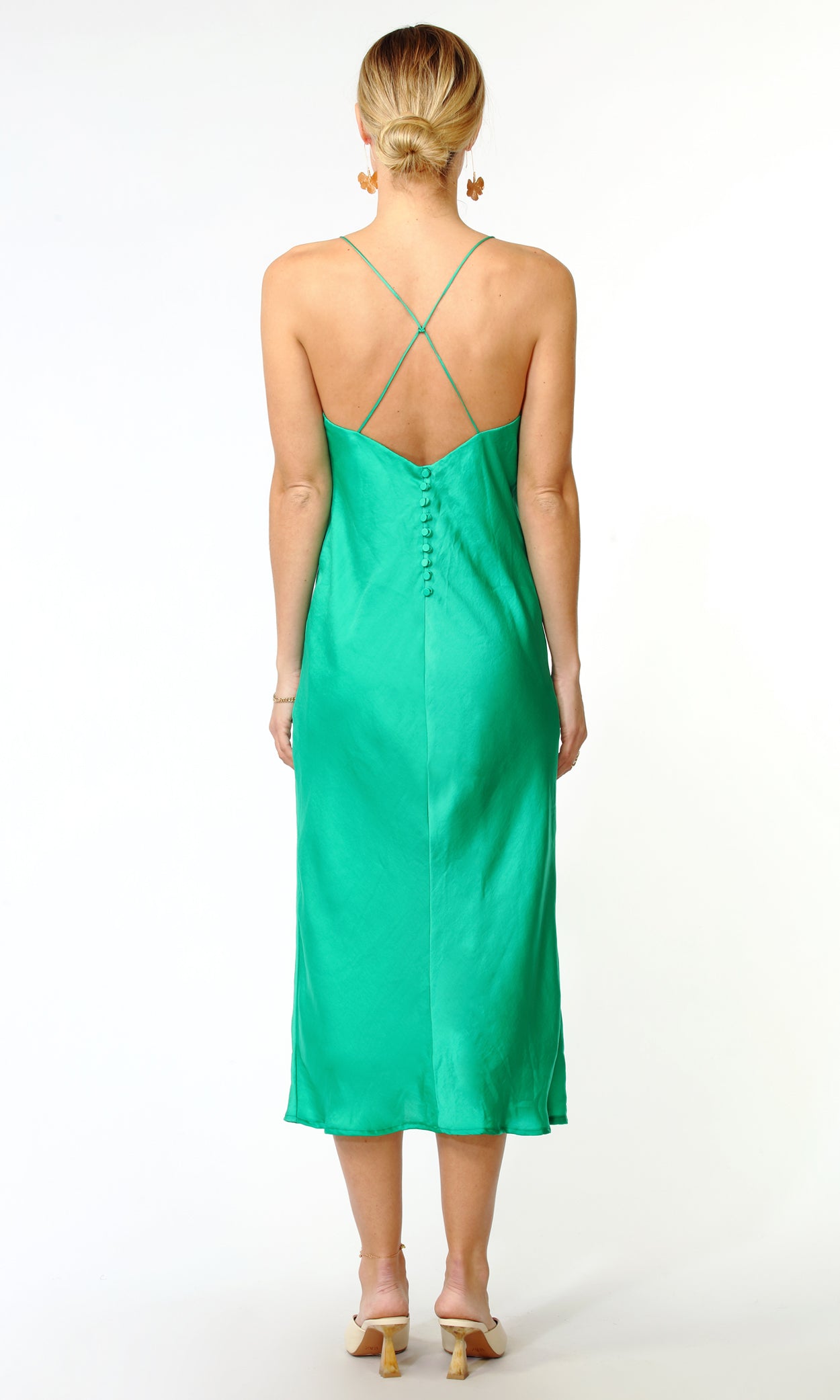 SANDRA STRAPPY SLIP DRESS